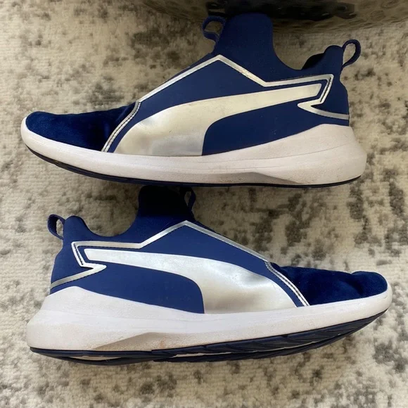 PUMA Rebel Mid Women’s Velvet Rope Sneaker-Size 7 - Picture 3 of 5